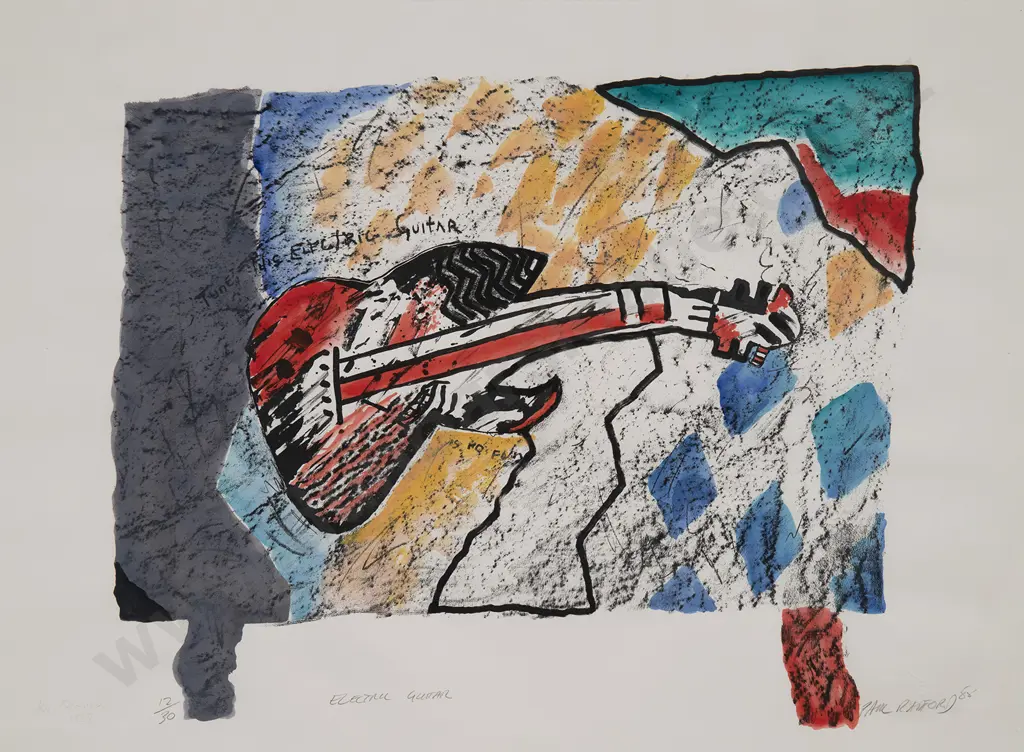 Paul Radford (b 1957) - Electric Guitar Image 1++