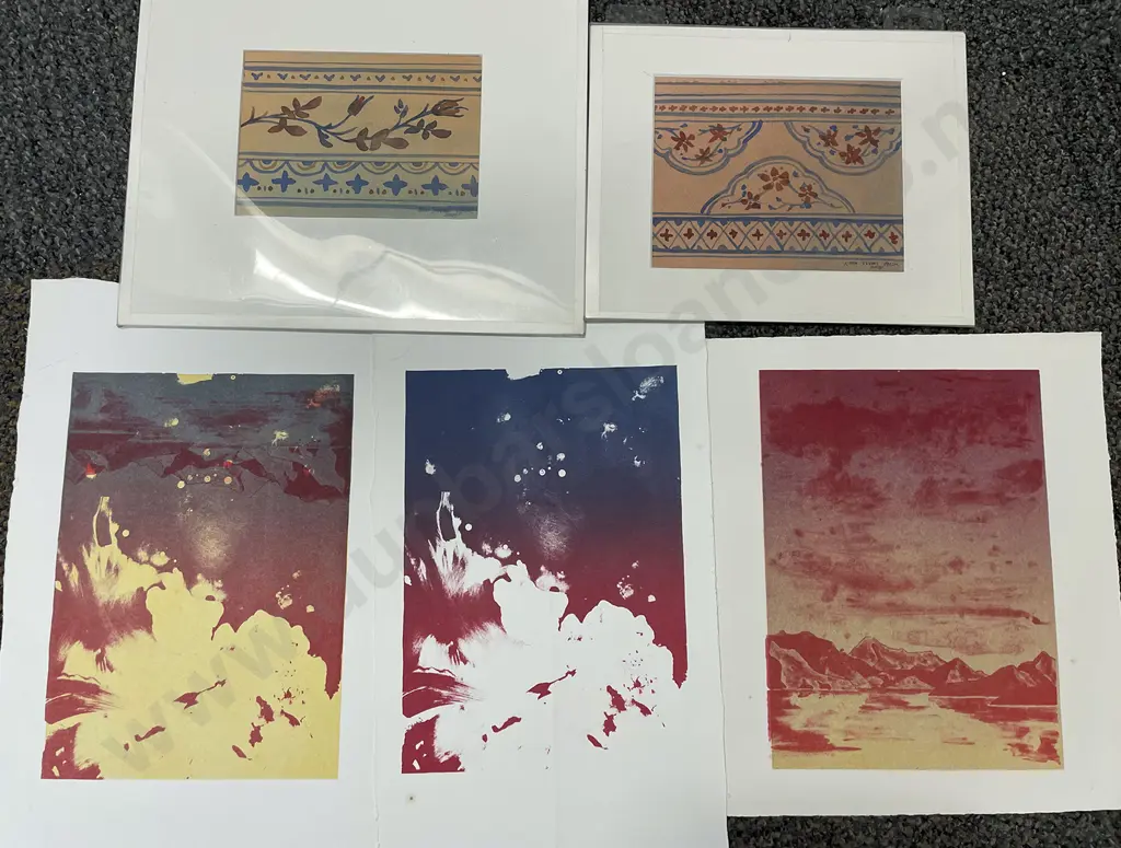Joan Taylor - Five Various Works on Paper Image 1++
