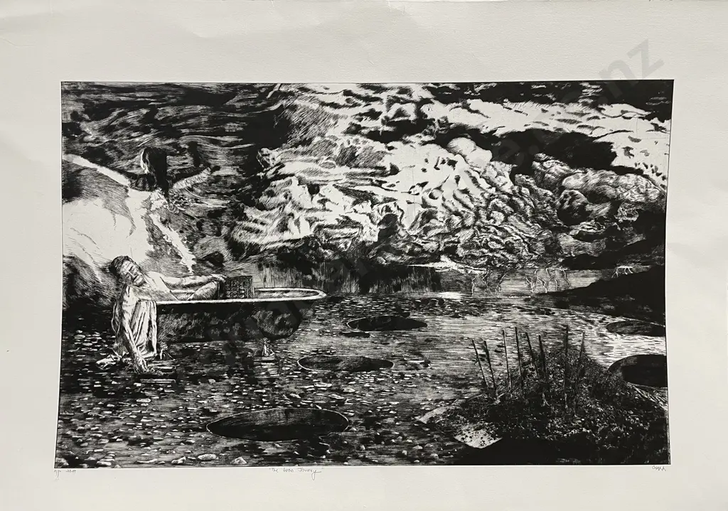 Graham Hall - Four Monochrome Limited Edition Prints Image 1++