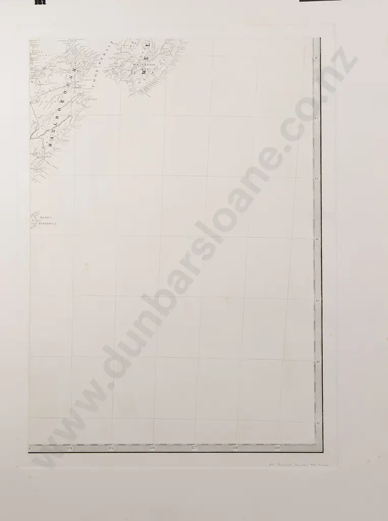 Drawbridge John (Printer) Map of the Colony of New Zealand (4 Sheets) Image 1++
