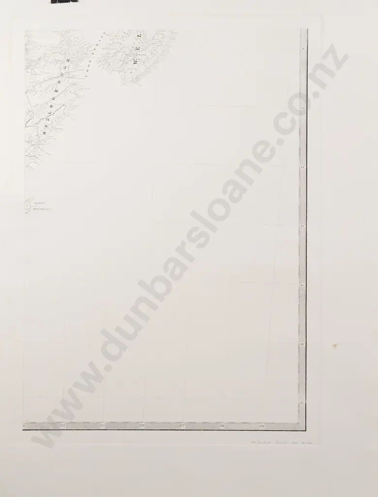 Drawbridge John (Printer) Map of the Colony of New Zealand (3 Sheets) Image 1++