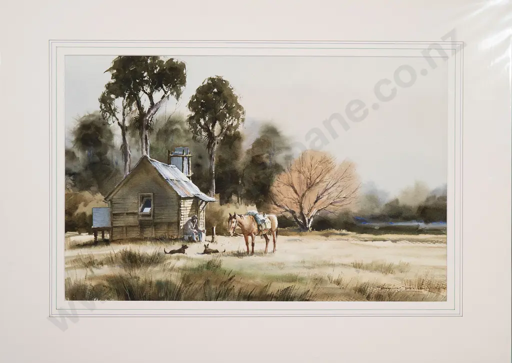 Garrick Tremain (b 1941) - The Settlers Cottage Image 1++