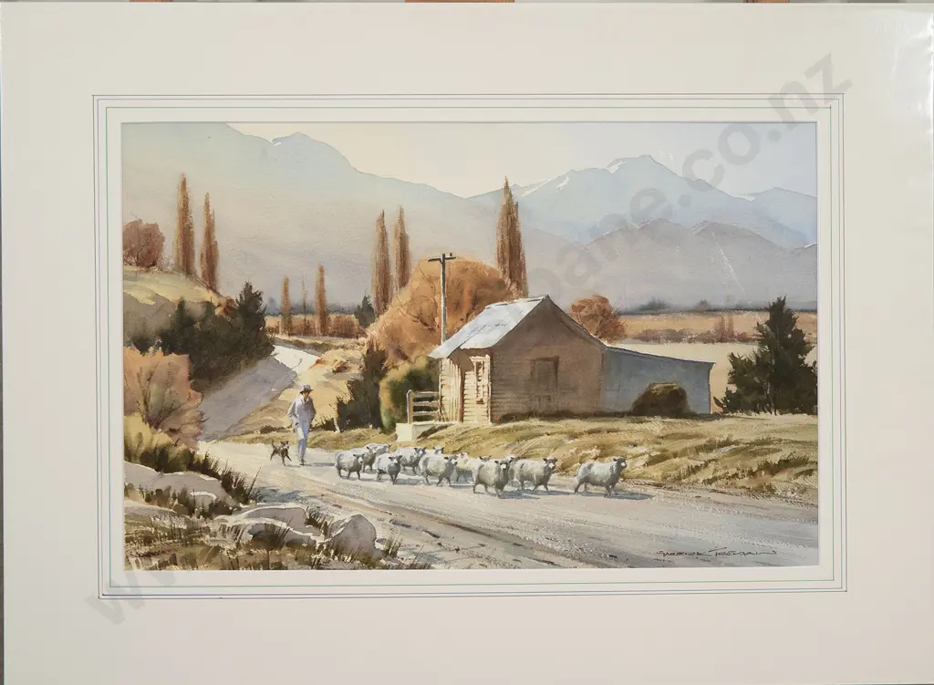 Garrick Tremain (b 1941) - The Road to Queenstown Image 1++