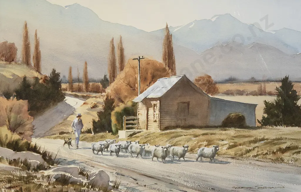 Garrick Tremain (b 1941) - The Road to Queenstown Image 1++