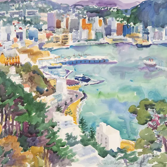 Vivian Manthel French - Oriental Bay Wellington