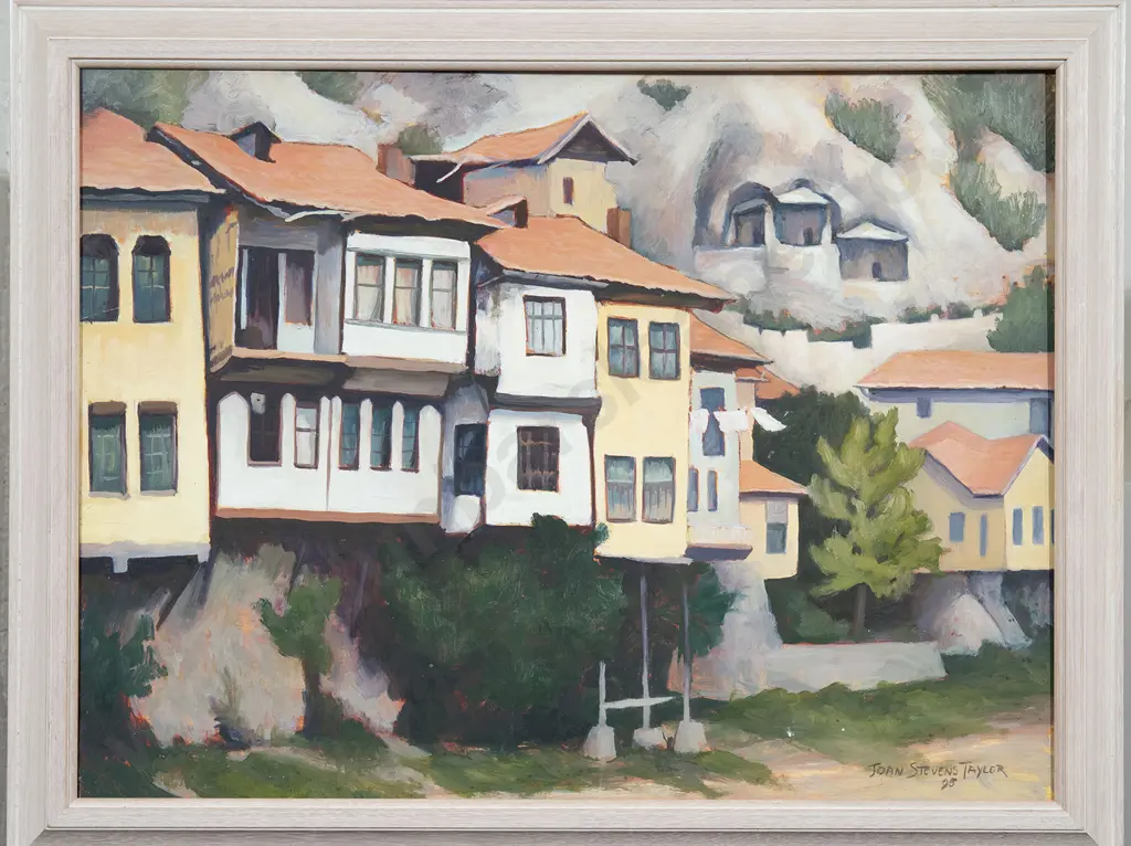 Joan Taylor - Untitled (Houses) & Nude (2) Image 1++