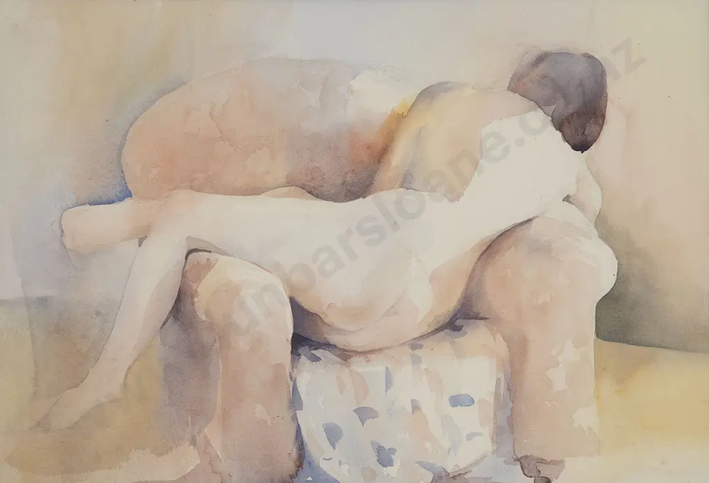 Joan Taylor - Untitled (Houses) & Nude (2) Image 1++