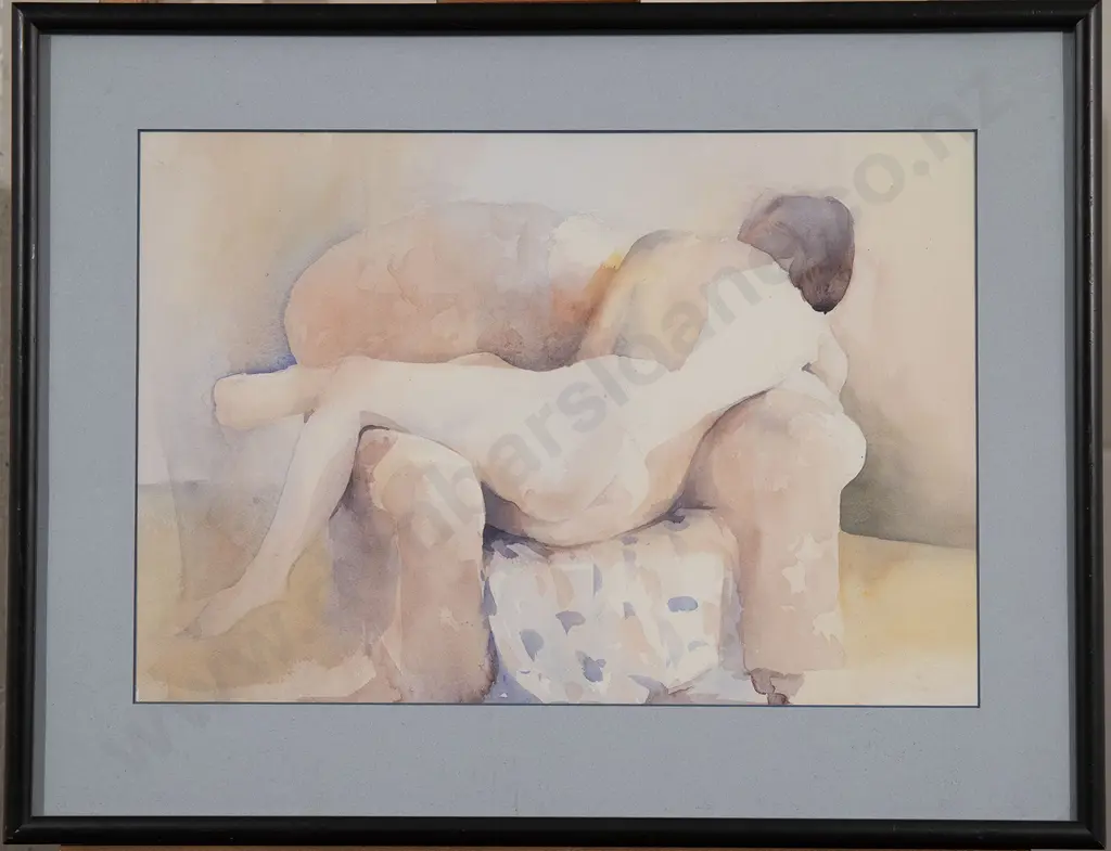 Joan Taylor - Untitled (Houses) & Nude (2) Image 1++