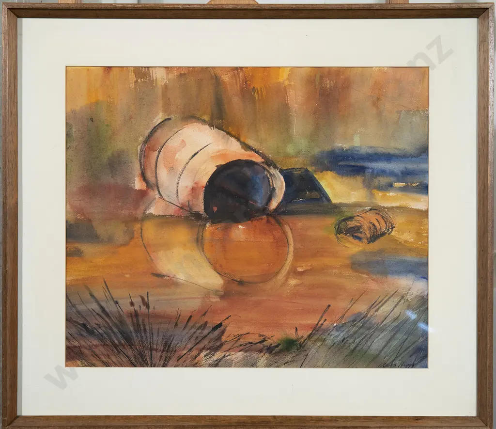 Avis Higgs Wellington City Watercolor and Other (2) Image 1++