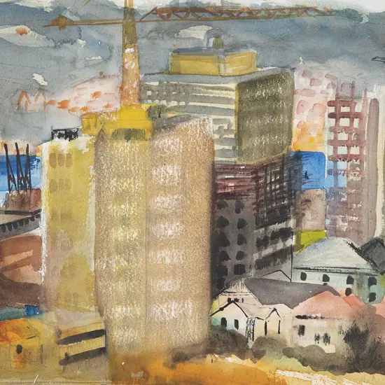 Avis Higgs Wellington City Watercolor and Other (2)