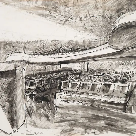 Helen Crabb - Wet Night Audience - Interior of State Opera House Wellington