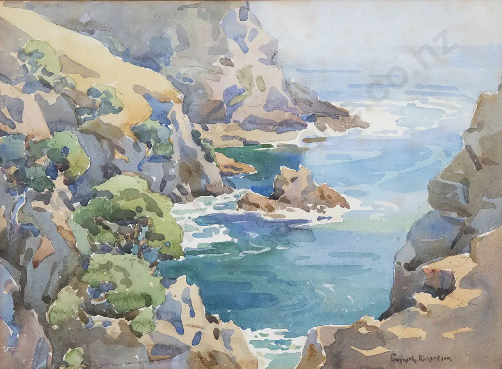Gwyneth Richardson - A Cove near Jane Grey's Camp Image 1++