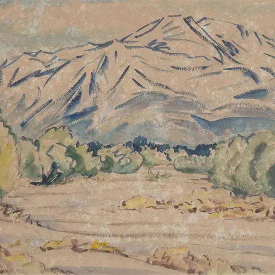 T A McCormack - Mountain near Fairlie