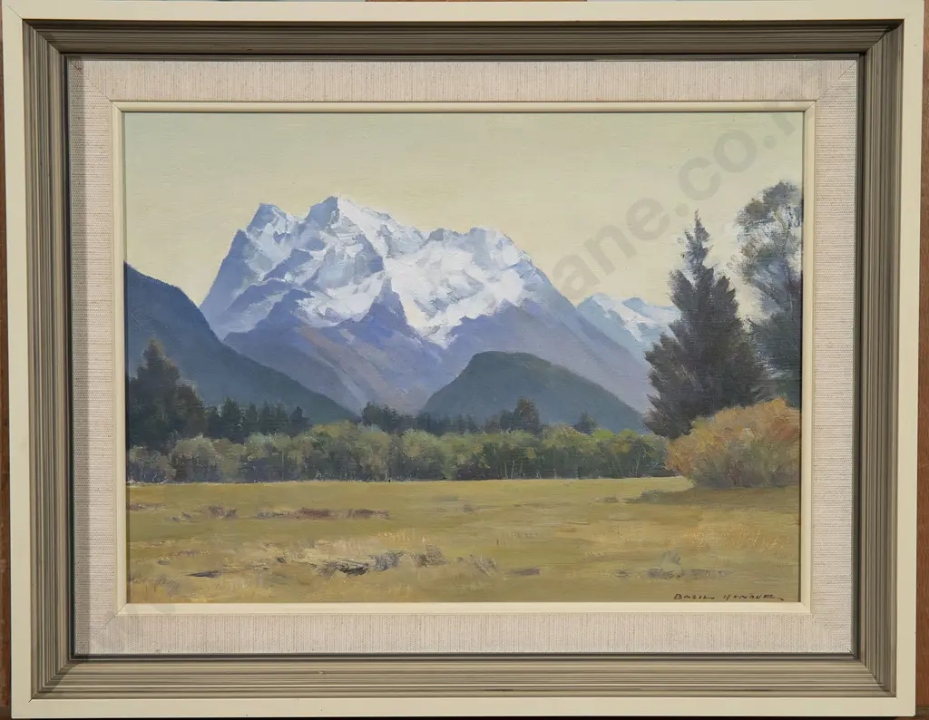W Basil Honour - Towards Sundown near French Farm & Mt Erebus Lower Dart Valley Image 1++