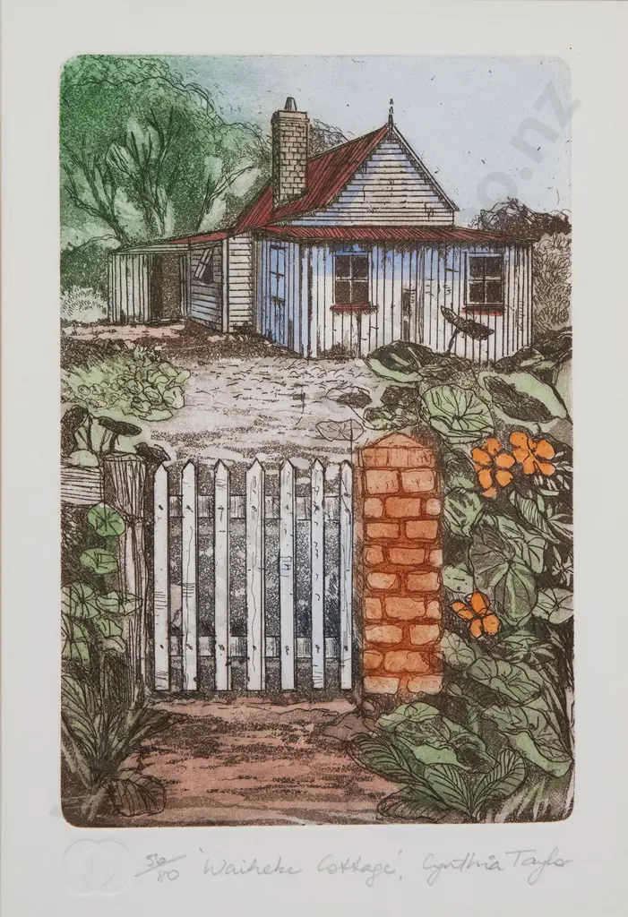 Cynthia Taylor - Waiheke Cottage & Harbour Seagulls (2) Image 1++