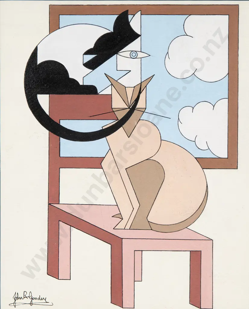 John R. Goodey - Cat Duet One Image 1++