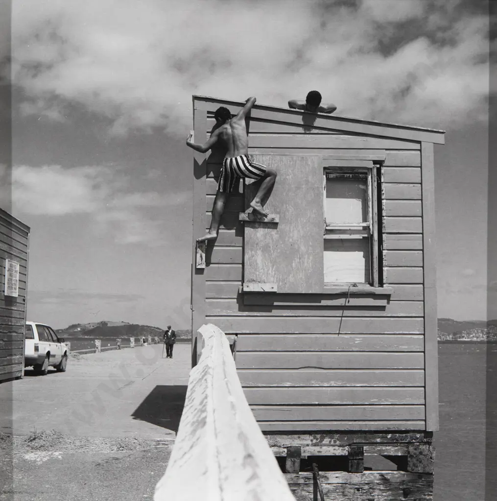 Ans Westra (b 1936) - Petone Wharf Image 1++