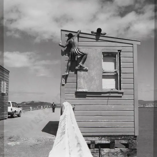 Ans Westra (b 1936) - Petone Wharf