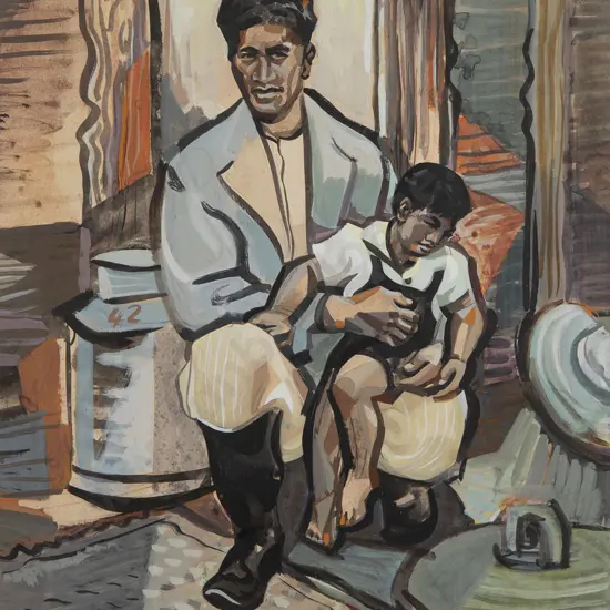 Eric Lee-Johnson (1908 - 1993) - The Cream Run