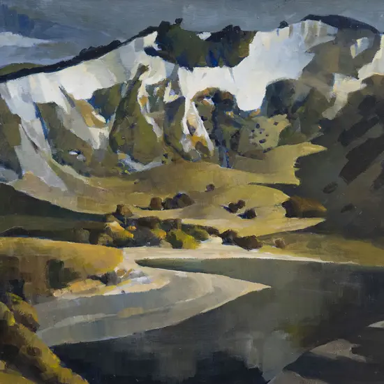 Peter McIntyre (1910-95) - The White Cliffs Rangitikei