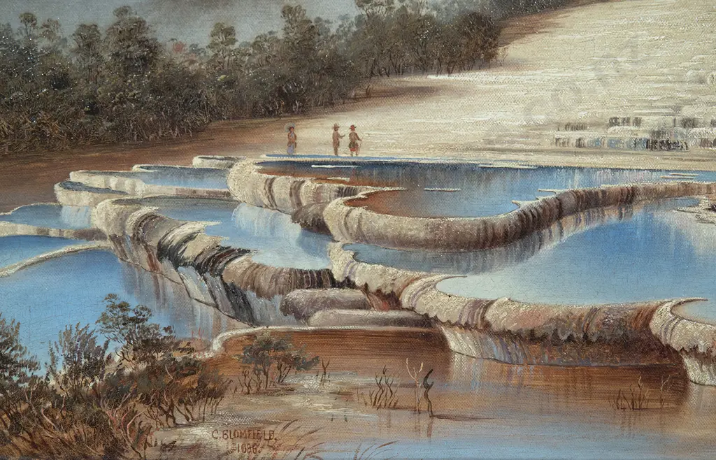 Charles Blomfield (1848-1926) - The White Terraces Image 1++