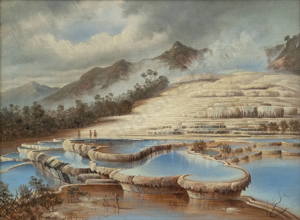 Charles Blomfield (1848-1926) - The White Terraces Image 1++