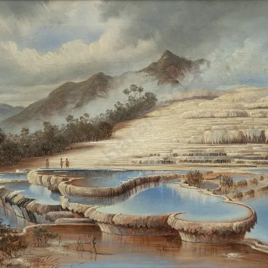 Charles Blomfield (1848-1926) - The White Terraces