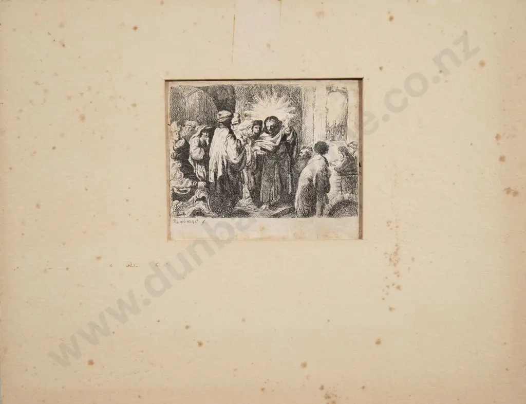 Rembrandt Van Rijn (1606-1669) - The Tribute Money c.1635 Image 1++