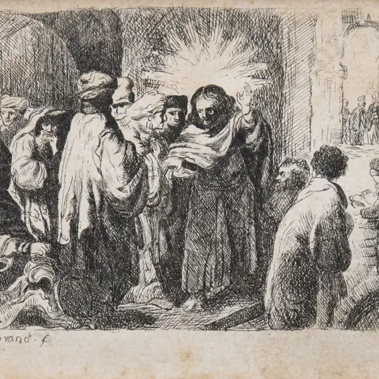 Rembrandt Van Rijn (1606-1669) - The Tribute Money c.1635