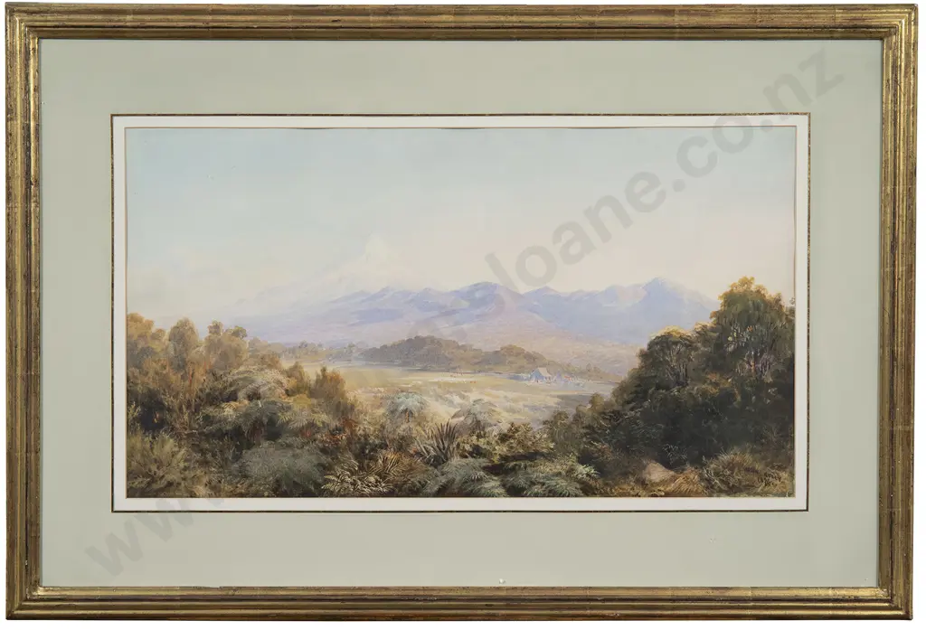 John Gully (1819-1888) - Mount Taranaki Image 1++