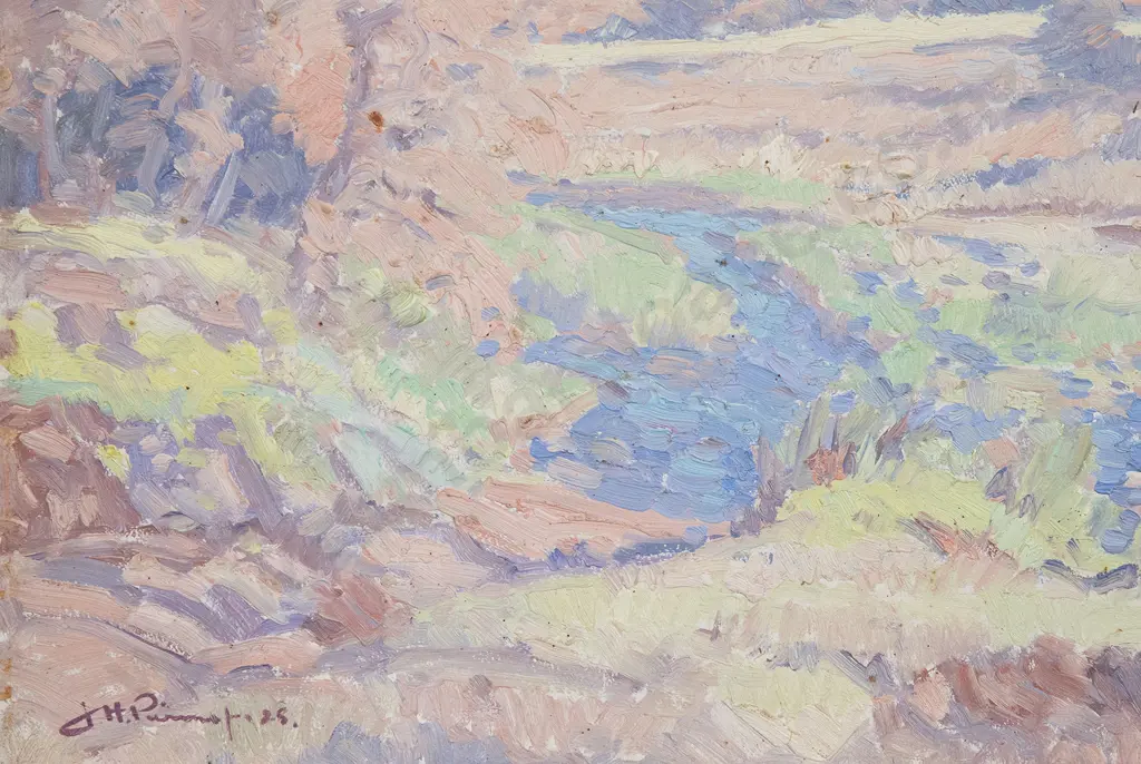 Jacob Hendrik Pierneef (South African 1886-1957) - Mountain Landscape near Clarens Image 1++