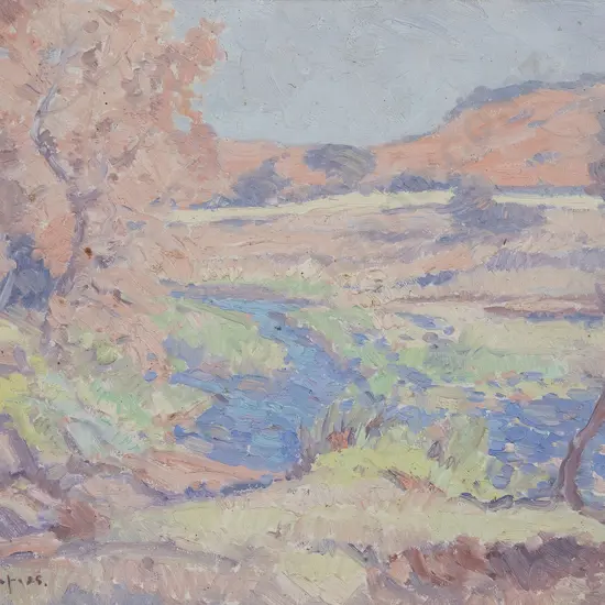 Jacob Hendrik Pierneef (South African 1886-1957) - Mountain Landscape near Clarens