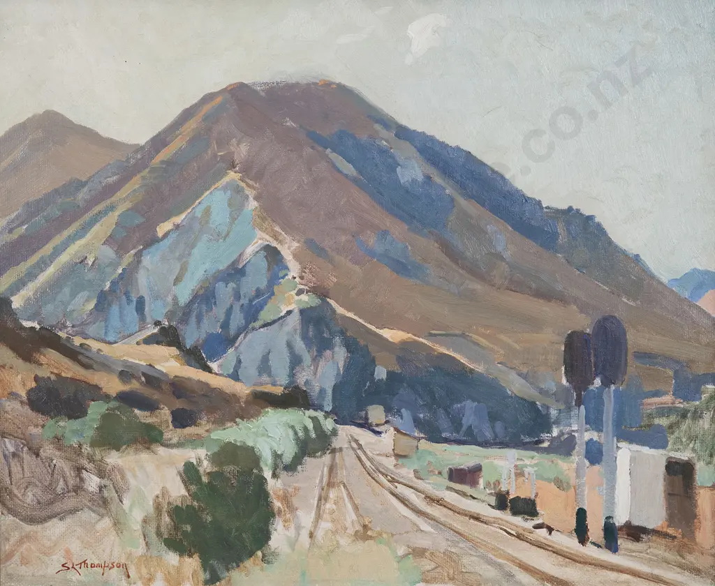 Sydney Lough Thompson (1877-1973) - Railway Tracks Image 1++