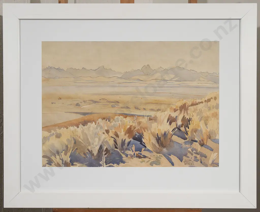 Olivia Spencer-Bower (1905-82) - Canterbury Plains Image 1++