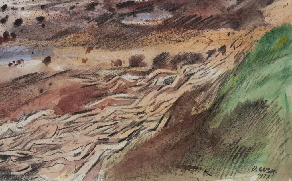 Doris Lusk (1916-90) - Taranaki Coast Image 1++