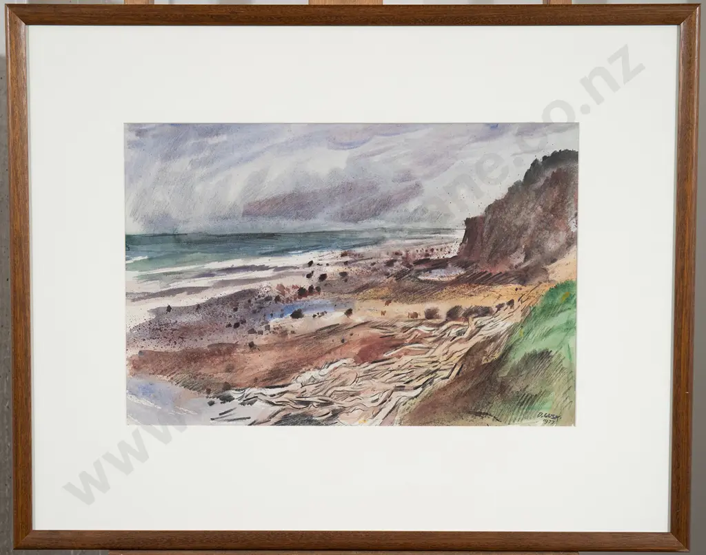 Doris Lusk (1916-90) - Taranaki Coast Image 1++