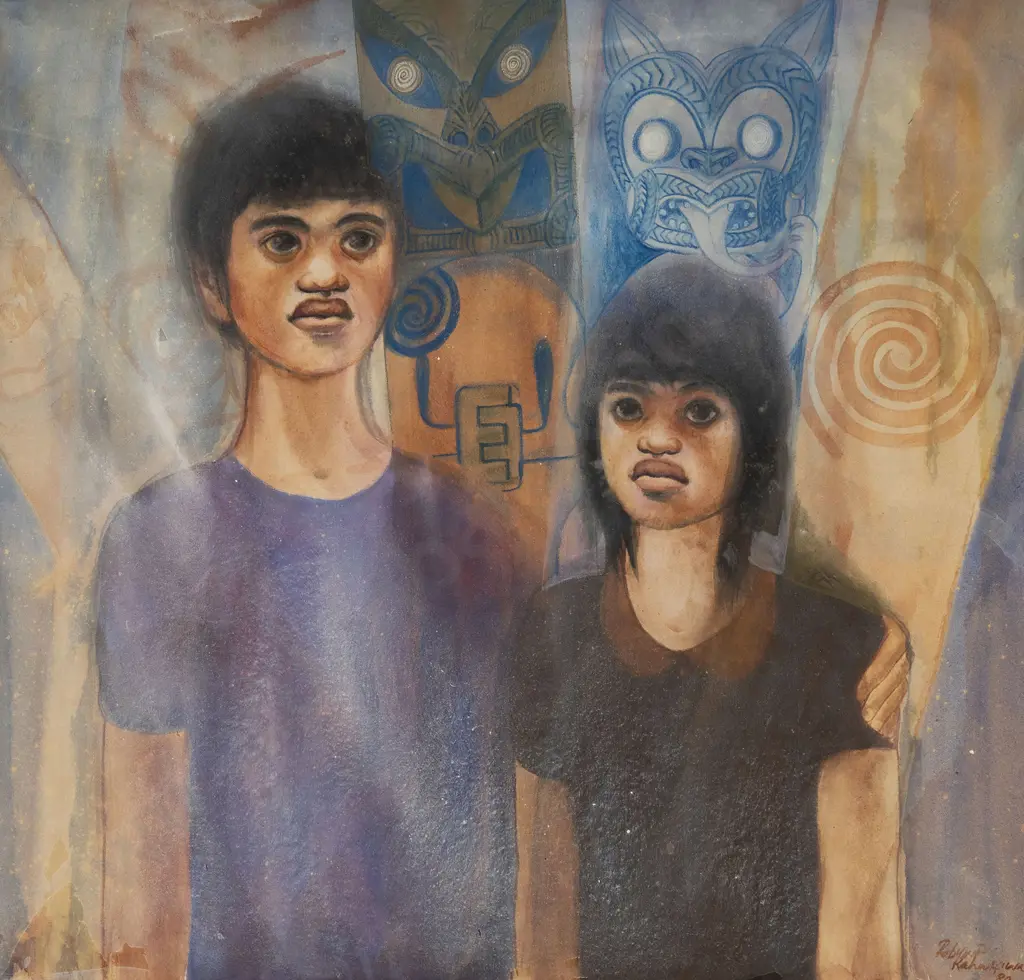 Robyn F Kahukiwa (b 1938) - Untitled 1989 Image 1++