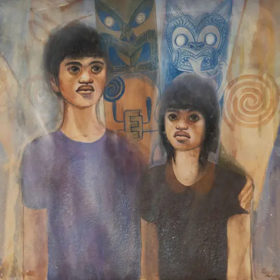 Robyn F Kahukiwa (b 1938) - Untitled 1989