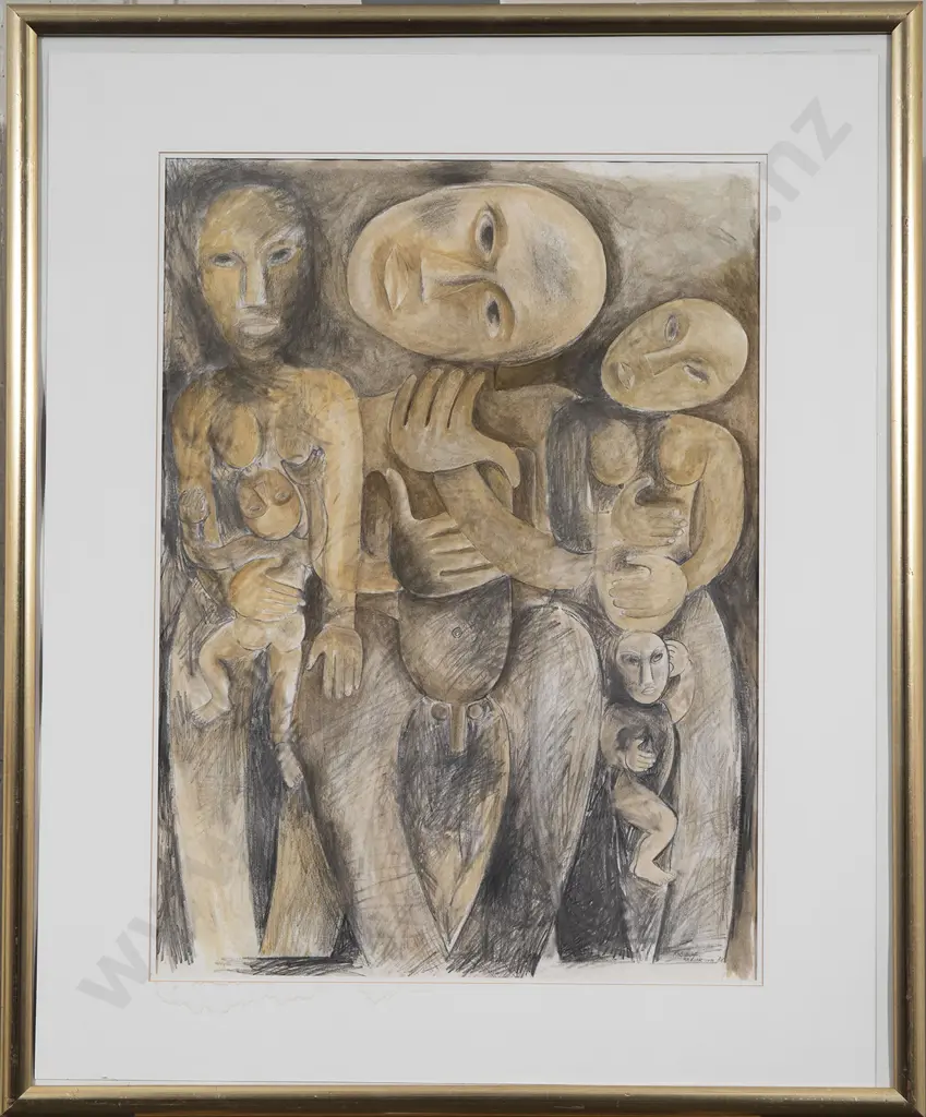 Robyn F Kahukiwa (b 1938) - Untitled 1988 Image 1++