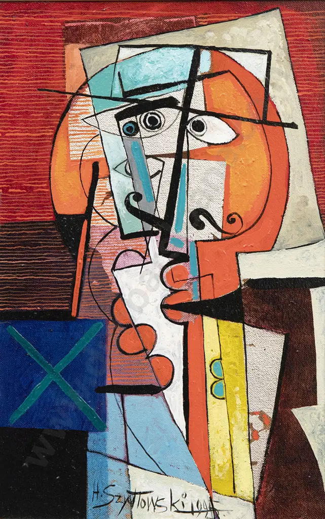Henryk Szydlowski (b 1950) - Abstract Portrait Image 1++