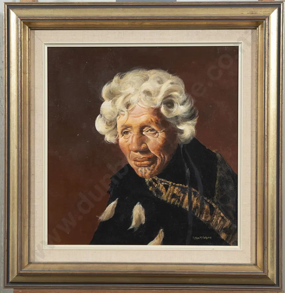 Peter McIntyre (1910 - 1995) - Portrait of a Māori Woman - Urewera Image 1++