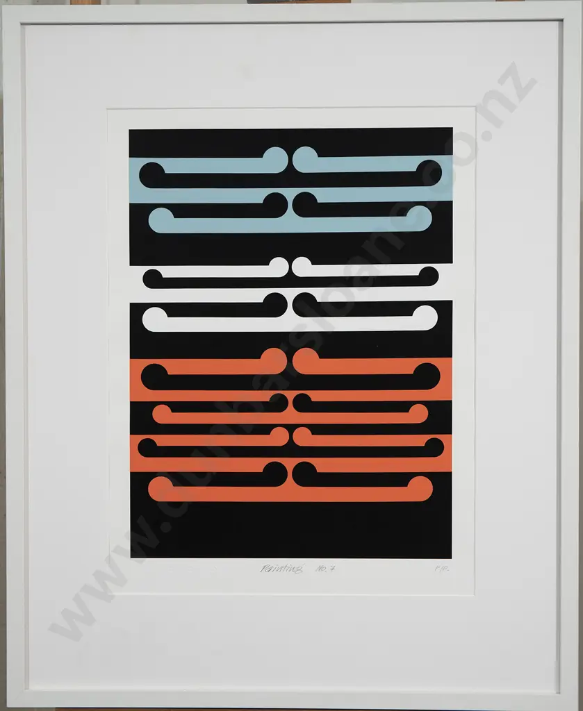 Gordon Walters (1919-95) - Painting No. 7. Image 1++