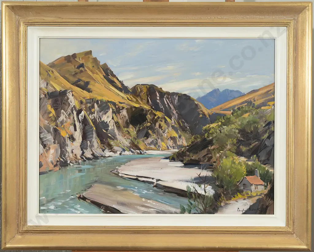 Douglas Badcock (1922-2009) - Shotover River Skippers Canyon Image 1++