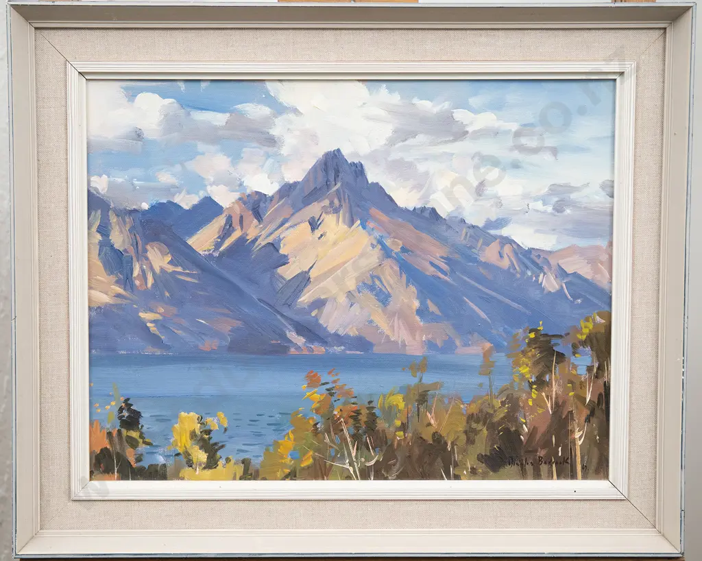 Douglas Badcock (1922 - 2009) - Walter Peak Lake Wakatipu Image 1++