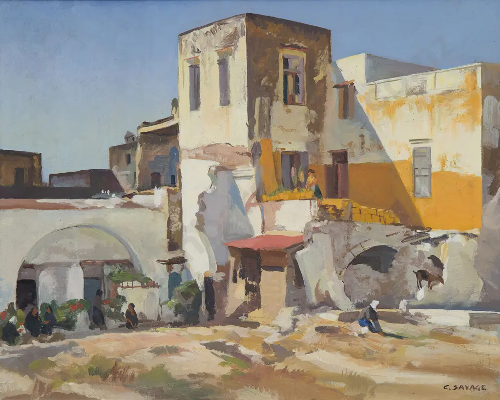 Cedric Savage (1908 - 1969) - Isle of Rhodes Image 1++