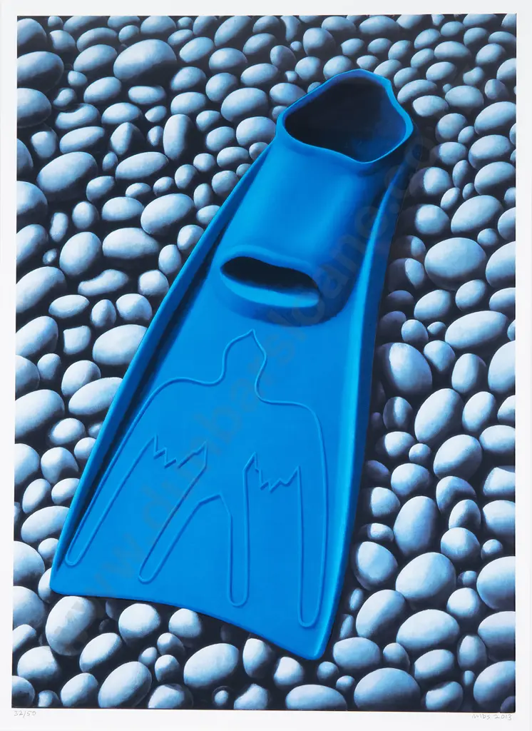 Michael Smither (b 1939) - Blue Flipper Image 1++