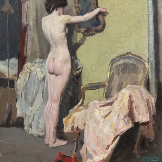 James F Scott (1877-1932) - The Red Slippers