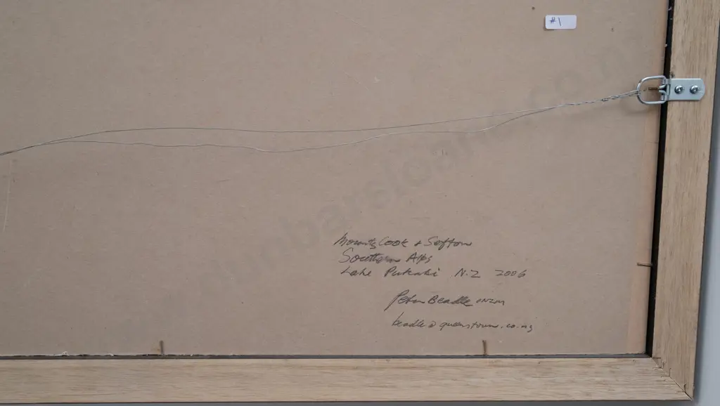 Peter Beadle (1933-2021) - Mt Cook & Sefton Image 1++