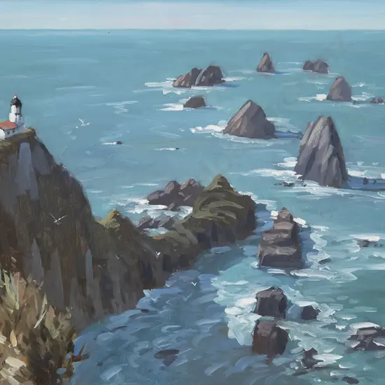 Peter Beadle (1933-2021) - Nugget Point Lighthouse