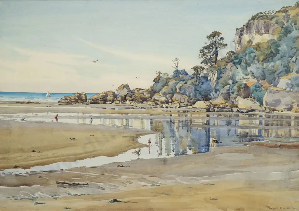 Marjorie Naylor (1908 - 1985) - A Mirrored Pool Image 1++